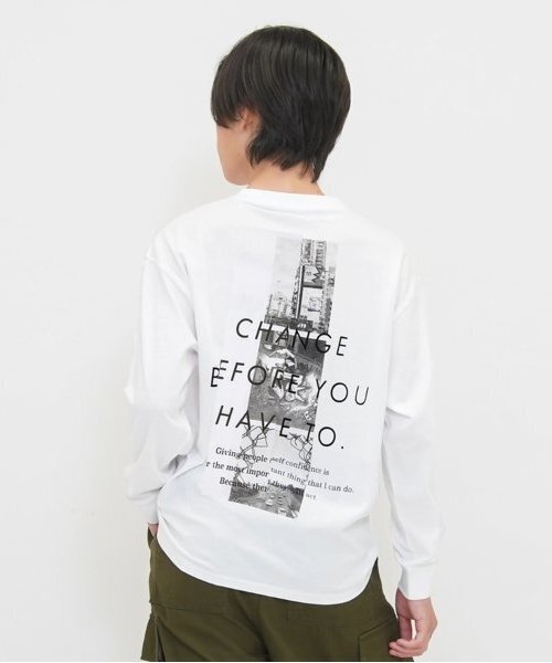 セール】【大人向けサイズあり】スリースクエアバックフォト長袖