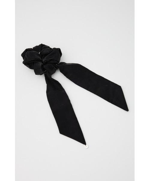 SLY（スライ）の「BIG SCRUNCHIE ビッグ スクランチー（シュシュ・レディース・ブラック/アイボリー・FREE）」の10枚目の写真