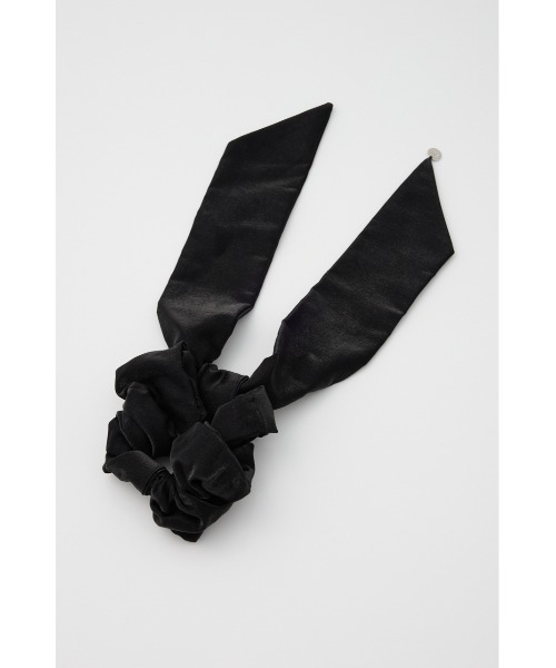 SLY（スライ）の「BIG SCRUNCHIE ビッグ スクランチー（シュシュ・レディース・ブラック/アイボリー・FREE）」の11枚目の写真