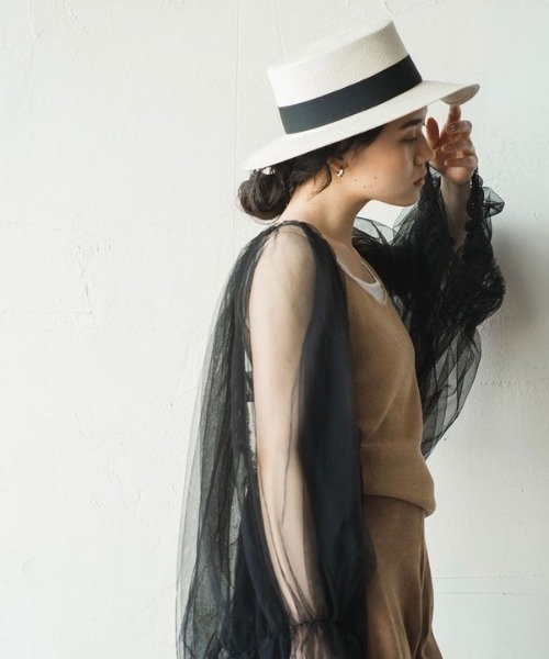 ORIENT（オリエント）の「SOMB. CANOUTIER PANAMA（ハット・レディース・ナチュラル・56/58/60）」の22枚目の写真