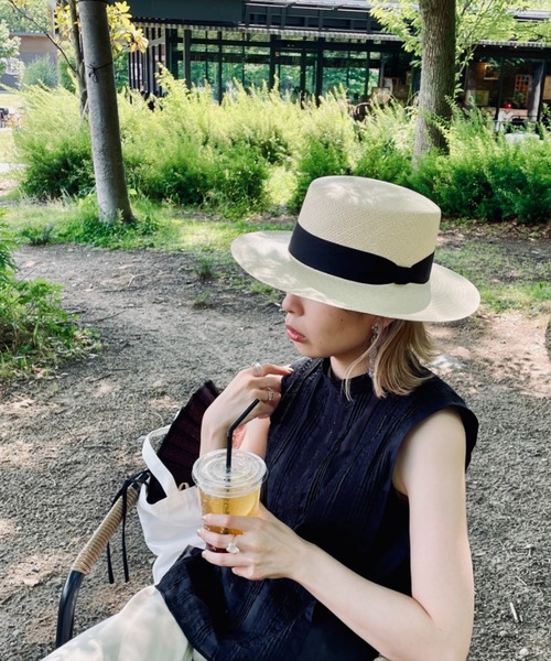 ORIENT（オリエント）の「SOMB. CANOUTIER PANAMA（ハット・レディース・ナチュラル・56/58/60）」の9枚目の写真