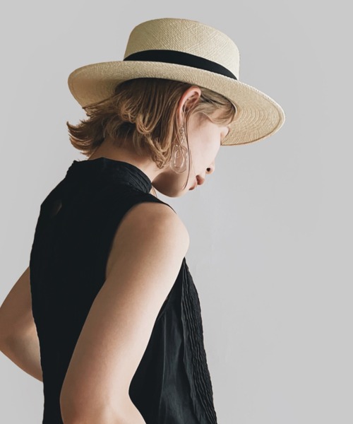 ORIENT（オリエント）の「SOMB. CANOUTIER PANAMA（ハット・レディース・ナチュラル・56/58/60）」の5枚目の写真