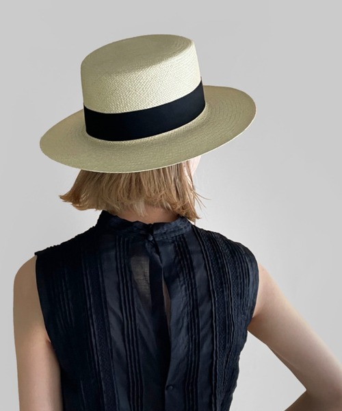 ORIENT（オリエント）の「SOMB. CANOUTIER PANAMA（ハット・レディース・ナチュラル・56/58/60）」の4枚目の写真