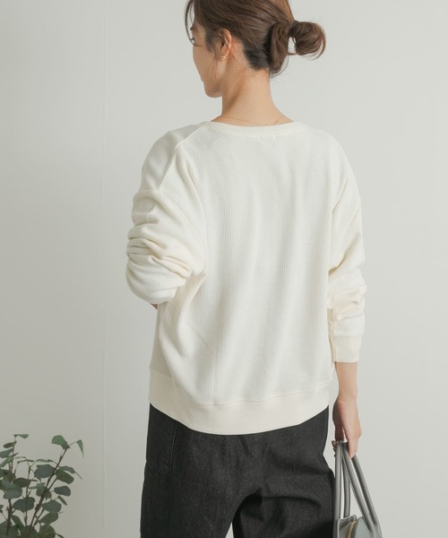 URBAN RESEARCH DOORS(アーバンリサーチドアーズ)の「タックフライスカーディガン(カーディガン/ボレロ・レディース・ネイビー/ナチュラル/グレー系その他・MEDIUM)」の9枚目の写真