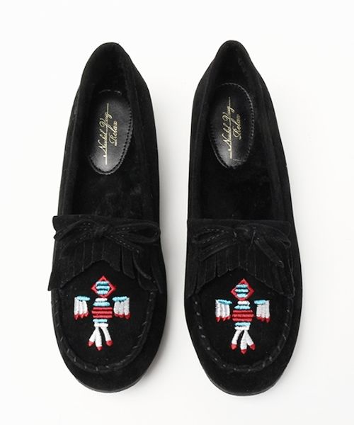 Noubel Voug Relax(ヌーベルヴォーグリラックス)の「Noubel Voug Relax(ヌーベル ヴォーグ リラックス)/インヒールモカシンパンプス(モカシン/デッキシューズ・レディース・キャメル/ブラック・M/L/LL/S)」の10枚目の写真