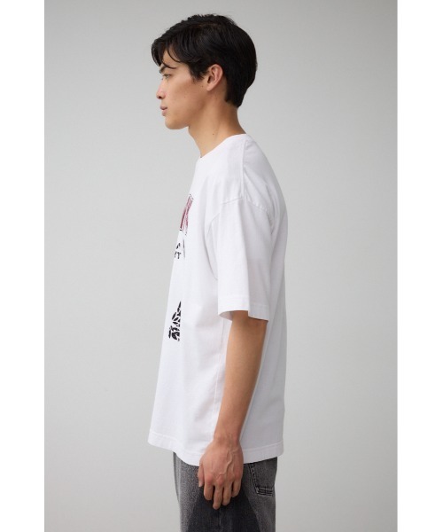 AZUL by moussy（アズールバイマウジー）の「FUNKロックTシャツ（Tシャツ/カットソー・メンズ・ブラック系その他2/ネイビー/ホワイト/ライトブラック/ライトグレー・FREE）」の10枚目の写真