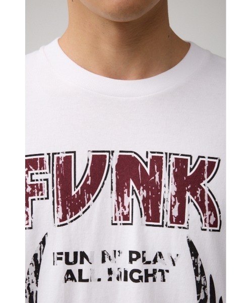 AZUL by moussy（アズールバイマウジー）の「FUNKロックTシャツ（Tシャツ/カットソー・メンズ・ブラック系その他2/ネイビー/ホワイト/ライトブラック/ライトグレー・FREE）」の12枚目の写真