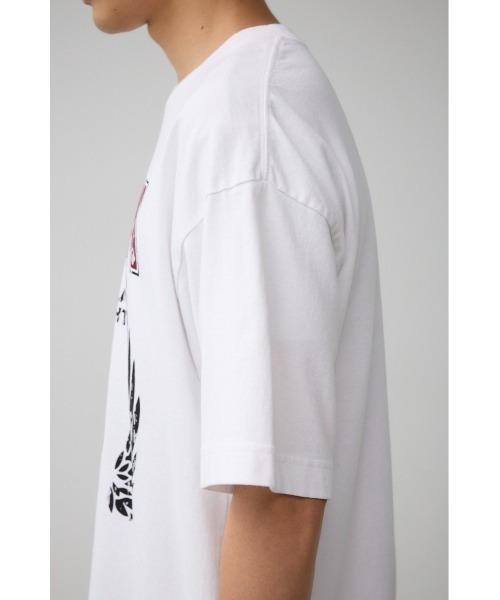 AZUL by moussy（アズールバイマウジー）の「FUNKロックTシャツ（Tシャツ/カットソー・メンズ・ブラック系その他2/ネイビー/ホワイト/ライトブラック/ライトグレー・FREE）」の13枚目の写真