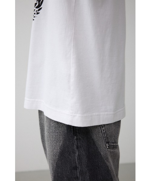 AZUL by moussy（アズールバイマウジー）の「FUNKロックTシャツ（Tシャツ/カットソー・メンズ・ブラック系その他2/ネイビー/ホワイト/ライトブラック/ライトグレー・FREE）」の15枚目の写真