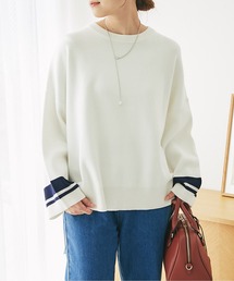 un dix cors（アンディコール）の「《メリハリシルエットで着痩せ》スクエアシルエットニット（ニット/セーター）」