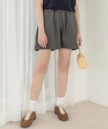ナイロンショートパンツ / ブラック グレー チャコール ノームコア カジュアル シンプル 無地 ハーフ パンツ 夏服 春服 秋服 フェス アウトドア キャンプ ランニング 撥水 軽量 韓国 ウエストゴム フリーサイズ ショートパンツ 膝上 ボトムス ナイロン スポーツ