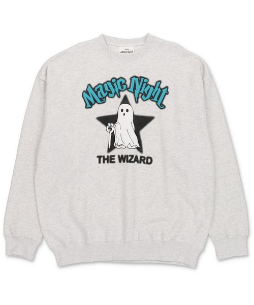 SPINNS（スピンズ）の「ストリート/裏起毛スウェット OBAKE（スウェット・メンズ・ブルー/オフホワイト/アッシュグレー/ブラック・ONESIZE）」の17枚目の写真