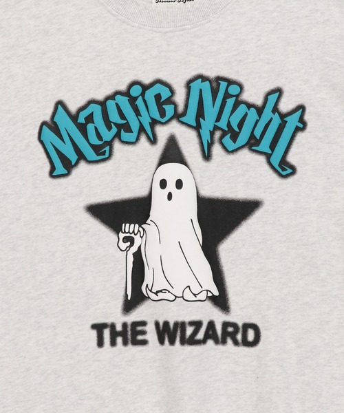 SPINNS（スピンズ）の「ストリート/裏起毛スウェット OBAKE（スウェット・メンズ・ブルー/オフホワイト/アッシュグレー/ブラック・ONESIZE）」の19枚目の写真