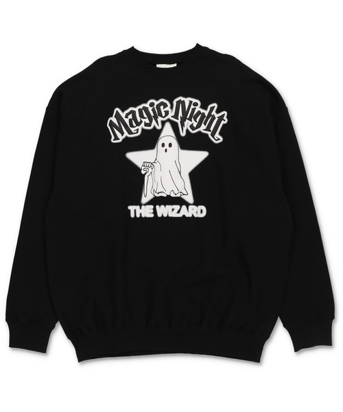 SPINNS（スピンズ）の「ストリート/裏起毛スウェット OBAKE（スウェット・メンズ・ブルー/オフホワイト/アッシュグレー/ブラック・ONESIZE）」の14枚目の写真