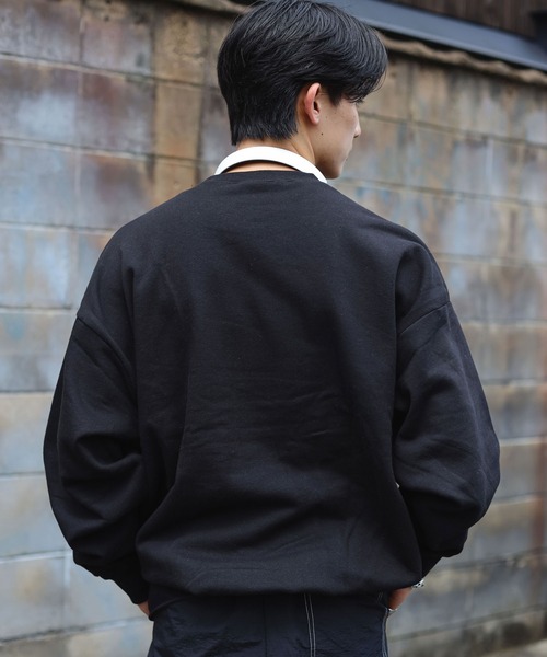 SPINNS（スピンズ）の「ストリート/裏起毛スウェット OBAKE（スウェット・メンズ・ブルー/オフホワイト/アッシュグレー/ブラック・ONESIZE）」の9枚目の写真