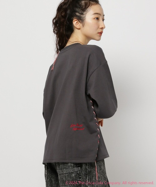 niko and...(ニコアンド)の「【Coca-Cola (コカ・コーラ)】コレクション ステッチプリントTシャツ(Tシャツ/カットソー・レディース・チャコール/ホワイト/レッド/ブルー・FREE)」の10枚目の写真