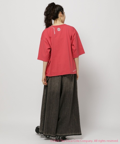 niko and...(ニコアンド)の「【Coca-Cola (コカ・コーラ)】コレクション ステッチプリントTシャツ(Tシャツ/カットソー・レディース・チャコール/ホワイト/レッド/ブルー・FREE)」の12枚目の写真