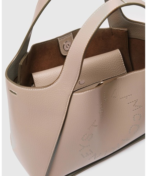 Stella Logo Grainy Alter Mat Crossbody Bag / ステラ ロゴ グレイン