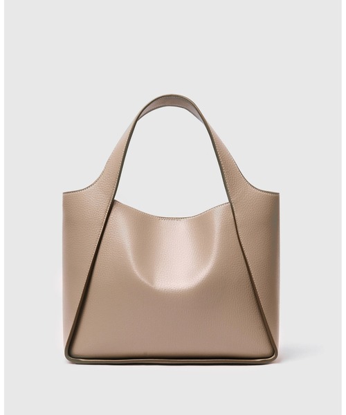 STELLA McCARTNEY（ステラマッカートニー）の「Stella Logo Grainy Alter Mat Crossbody Bag / ステラ ロゴ グレイン オルターマット クロスボディバッグ（トートバッグ・レディース・ベージュ・ONE SIZE）」の2枚目の写真