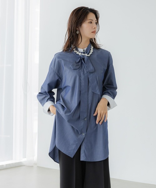 セール】＜スタイリスト福田麻琴さんコラボ＞アイロンいらずクレリック