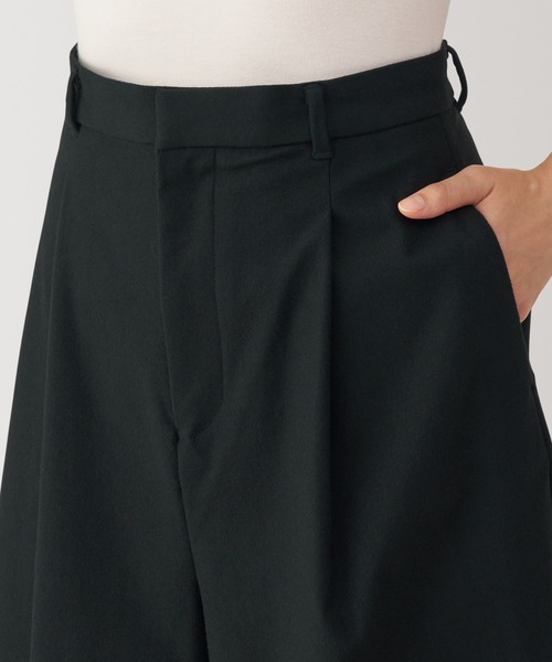 無印良品（ムジルシリョウヒン）の「婦人　ストレッチ起毛クロップドパンツ（その他パンツ・レディース・ダークブラウン/ブラック/グレー・L/M）」の22枚目の写真