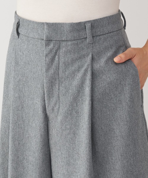 無印良品（ムジルシリョウヒン）の「婦人　ストレッチ起毛クロップドパンツ（その他パンツ・レディース・ダークブラウン/ブラック/グレー・L/M）」の14枚目の写真