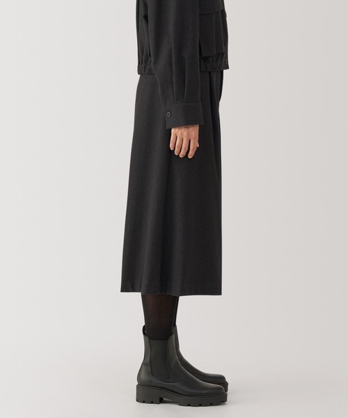 無印良品（ムジルシリョウヒン）の「婦人　ストレッチ起毛クロップドパンツ（その他パンツ・レディース・ダークブラウン/ブラック/グレー・L/M）」の9枚目の写真