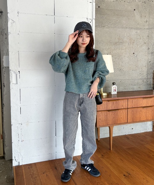 EPIMI E'PIMMY(エピミエピミー)の「ミックスシャギープルオーバー(ニット/セーター・レディース・ベージュ/ブラウン/グリーン/ピンク・MEDIUM)」の16枚目の写真