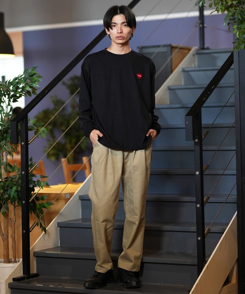 POLeR（ポーラー）の「【ムラサキスポーツ限定】POLER/ポーラー ロンT/長袖 ビックシルエット 刺繍ロゴ  吸汗速乾 249MCV0050（Tシャツ/カットソー・メンズ・ホワイト/グレー/ブラック・M/XL/L）」の11枚目の写真