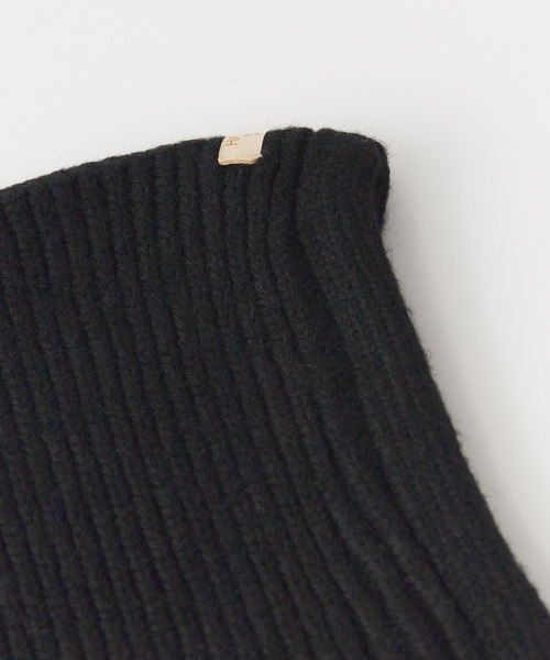 ROOPTOKYO（ループトウキョウ）の「ニット バラクラバ フロントボタン（ニットキャップ/ビーニー・レディース・アイボリー/ブラック/グレー/ブラウン/レッド・FREE）」の6枚目の写真