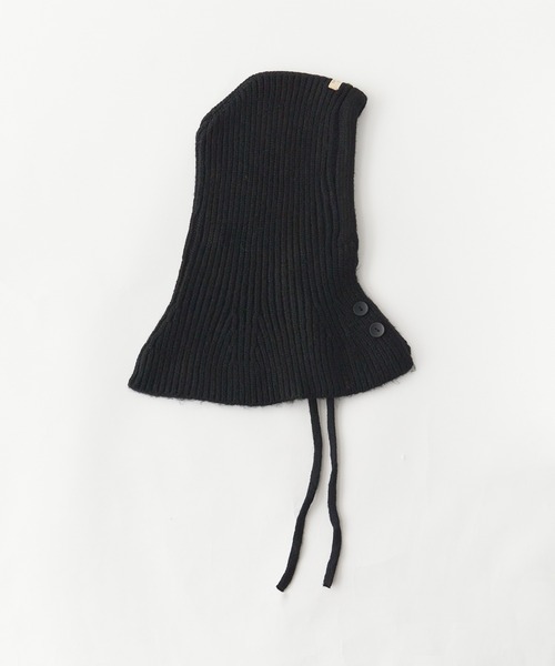 ROOPTOKYO（ループトウキョウ）の「ニット バラクラバ フロントボタン（ニットキャップ/ビーニー・レディース・アイボリー/ブラック/グレー/ブラウン/レッド・FREE）」の14枚目の写真