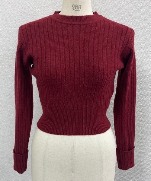 Gypsohila クロップド丈長袖ニット Gypsohila クロップド丈長袖ニット Gypsohila クロップド丈長袖ニット