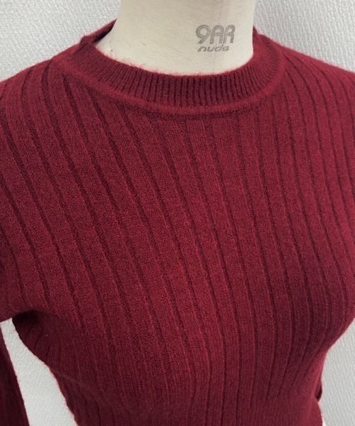 セール】袖口ダブルクロップド丈ニット（ニット/セーター）｜LADY LIKE