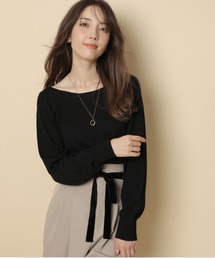 Apuweiser-riche（アプワイザーリッシェ）の「スパンコール半袖カーデ