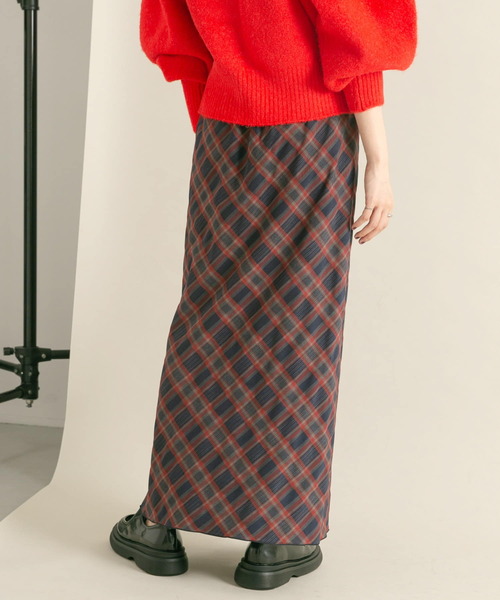 KBF（ケイビーエフ）の「チェックナロースカート（スカート・レディース・グリーン系その他/ブルー系その他/グレー系その他・ONE）」の17枚目の写真