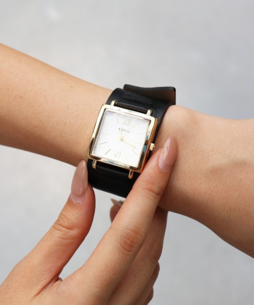 nattito（ナティート）の「〈nattito/ナティート〉クルント（アナログ腕時計・レディース・ブラック/ライトグレー/ブラウン/ダークグレー・ONE SIZE）」の2枚目の写真