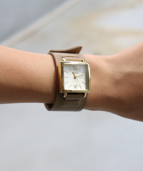 nattito（ナティート）の「〈nattito/ナティート〉クルント（アナログ腕時計・レディース・ブラック/ライトグレー/ブラウン/ダークグレー・ONE SIZE）」の8枚目の写真