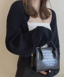 merrylatte | クロコダイルスクエアショルダーバッグ(ショルダーバッグ)