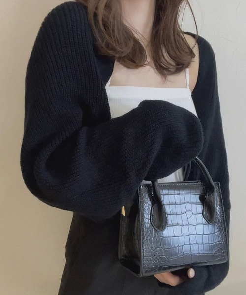 ♡黒 クロコダイルショルダーバッグ クロコダイル ショルダーバッグ 2 way ブラック 新品未使用 お財布