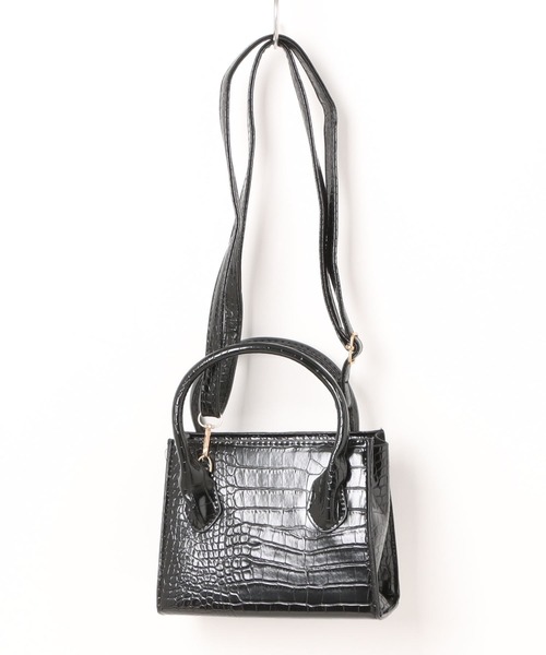 merrylatte（メリーラテ）の「クロコダイルスクエアショルダーバッグ（ショルダーバッグ・レディース・ブラック/ベージュ・FREE）」の15枚目の写真