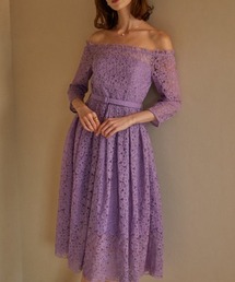 Asymmetric Off-Shoulder Drape One Piece オフショルアシメトリー