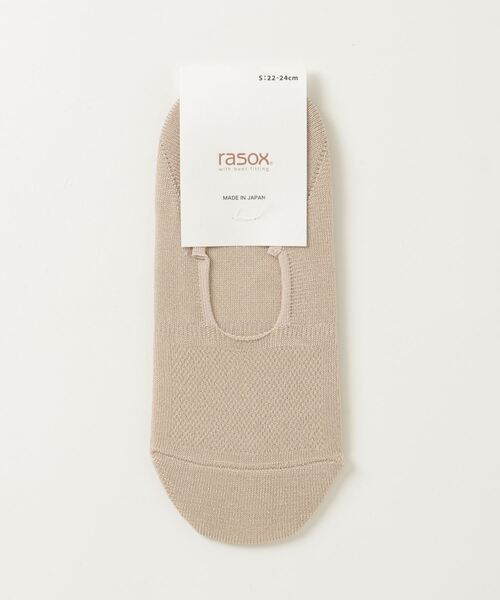 rasox(ラソックス)の「rasox(ラソックス)/ ファインクール・カバー(ソックス/靴下・レディース・ライトグレー/ホワイト/ブラック/ベージュ・LARGE/MEDIUM/SMALL)」の1枚目の写真