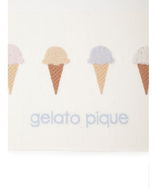 ジェラートピケ ベビモコラビットジャガードブランケット ラビット