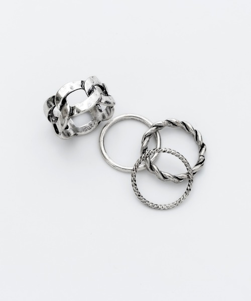 シルバーリング 4セット / silver ring 4 set