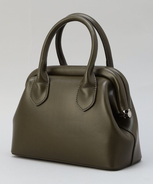 coen(コーエン)の「がま口ミニボストンバッグ(ボストンバッグ・レディース・ブラック/オリーブ・FREE)」の3枚目の写真