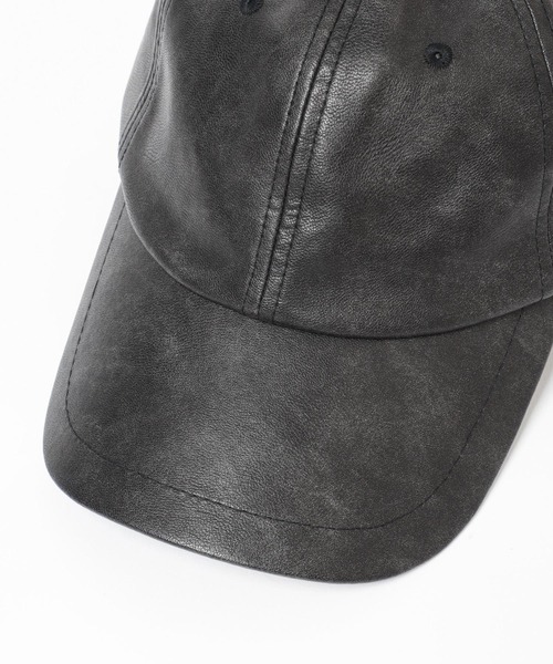 HARE(ハレ)の「レザーキャップ(HARE)(キャップ・メンズ・ブラック・FREE)」の7枚目の写真