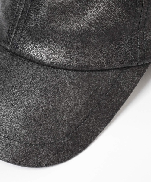 HARE(ハレ)の「レザーキャップ(HARE)(キャップ・メンズ・ブラック・FREE)」の8枚目の写真