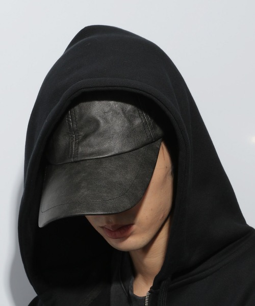 HARE(ハレ)の「レザーキャップ(HARE)(キャップ・メンズ・ブラック・FREE)」の14枚目の写真