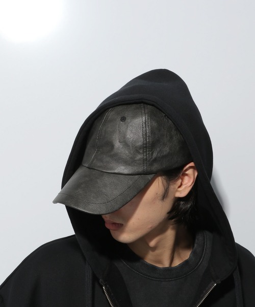 HARE(ハレ)の「レザーキャップ(HARE)(キャップ・メンズ・ブラック・FREE)」の16枚目の写真