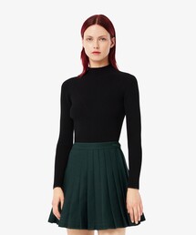 LACOSTE | シームレス 3Dニッティングハイネックセーター(ニット/セーター)